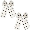 STSTR 2Pcs Large Hair Bow Clips, Silk Yarn Ribbon Bow