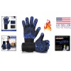Extra Long 14-Inch BBQ Gloves - Comfortable Heat Resistant Silicone