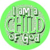 144 Child of God 30 mm School Christian Reward Stickers,