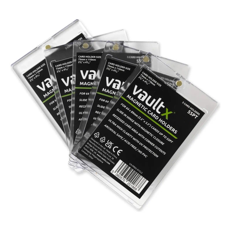 Vault X Magnetic Card Holders 55pt Para Tarjetas De Un