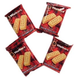Walkers 2 Finger Shortbread Pack of 4