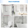 L-Shaped Grab Bars for Shower, 24x12 Inch Stainless Steel Grab