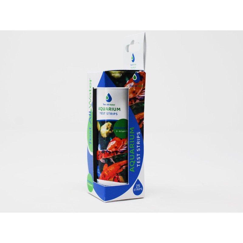 TEST ALL WATER - Aquarium Ammonia Test Strips | 6