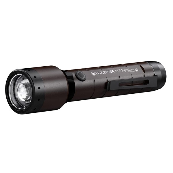 Ledlenser P6R Signature 502189 LED Flashlight, USB Rechargeable, Genuine Japanese Product, espresso Brown, Small