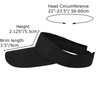 TOPTIE Sun Sports Visor Hat Plain Solid Cotton Visors Adjustable