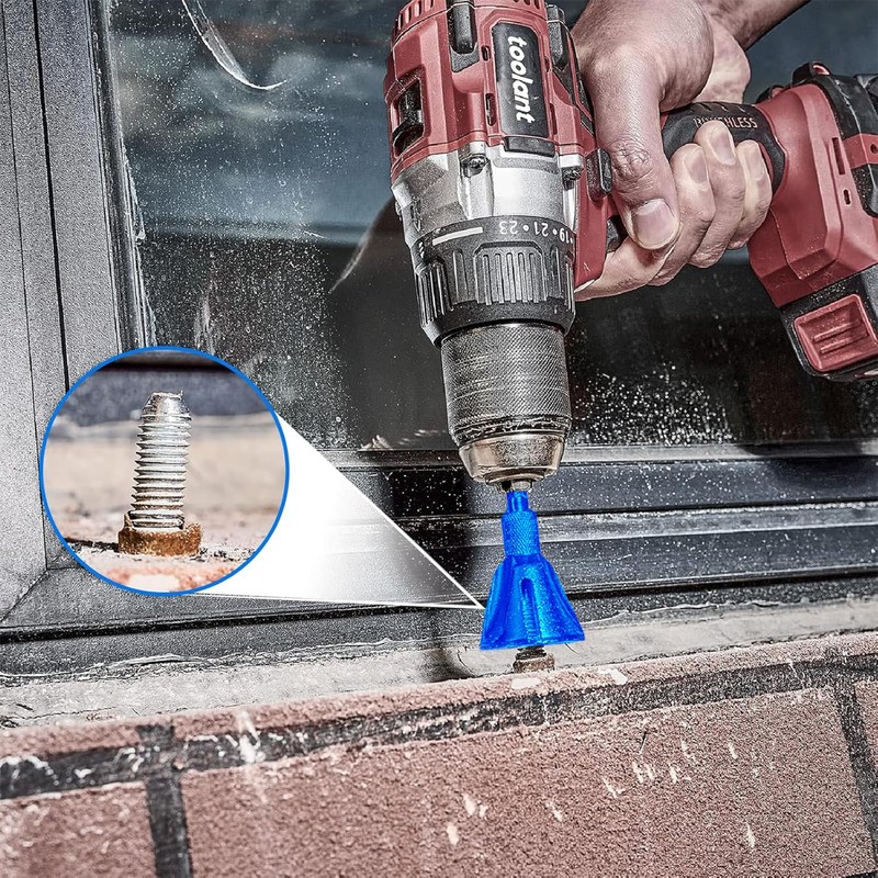 Fonyiunce External Deburring Chamfer Tool, Hex Shank Deburring Tool, Outer