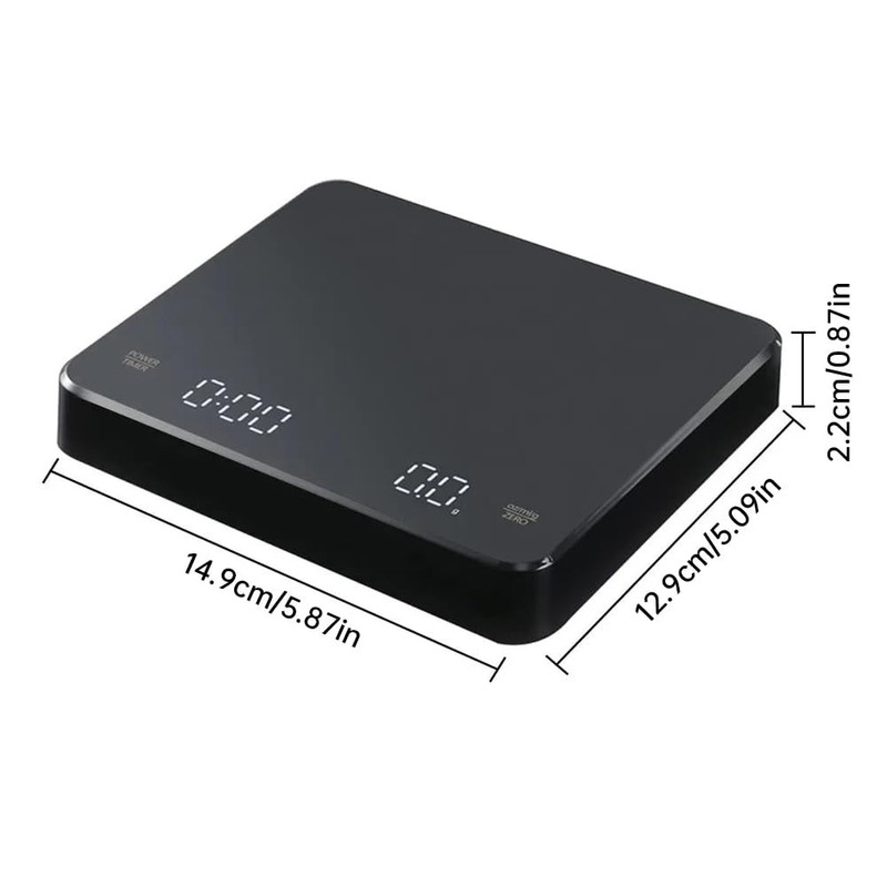 Mini Coffee Scales with Timer Digital Coffee Electronic Scales USB