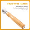 Wallpaper Seam Roller, POM Roller + Wooden Handle Corner Wallpaper