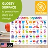 USA State Capitals Educational Posters for Kids – Classroom and