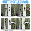 APACALI 4 Pack Window Handles for UPVC Windows, UPVC Window