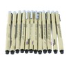 12pcs Waterproof Fine Tip Pens Quick Drying Smoothly Writing Nylon