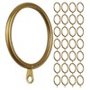 Meriville 28 pcs Gold 2-Inch Inner Diameter Metal Curtain Rings