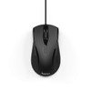Hama MC-200 Optical 3-Button Mouse, Cabled, 1200 DPI, Black