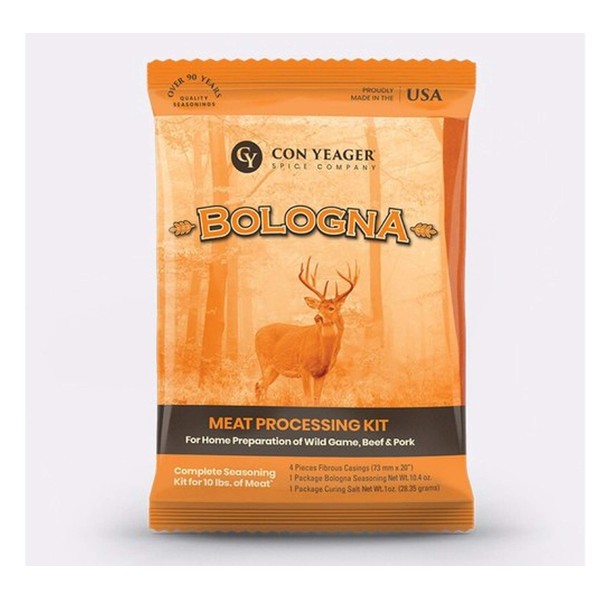 Con Yeager Spice Bologna 10 Pounds of Meat Processing Kit