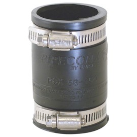 Eastman 2 x 2 Inch Flexible Coupling with Stainless Steel Clamps, 86003