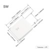 Chanzon 10pcs 5W Ceramic Cement Resistor 0.33 Ω ohm ±5%