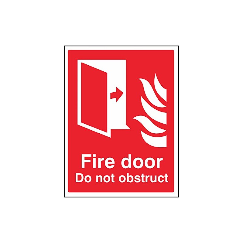 Caledonia Signs 21077K Fire door Do not obstruct