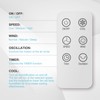 Simple Deluxe 43-Inch Oscillating Tower Fan with Mist Function and