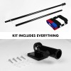 UD_G128 - 6 Feet Tangle Free Spinning Flagpole (Black) Thin