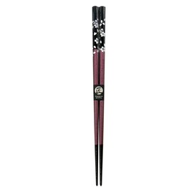 Chopsticks [Silver Cherry Blossom Purple] Graduation Design with Paulownia Box and Wrapping Included Graduation Celebration Celebration Gift Gift Grandpa Grandma Grandfather Grandmother Dad 90th