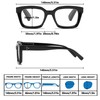 ZXYOO Near-range Workspace Progressive Reading Glasses for Women,Blue Light Blocking