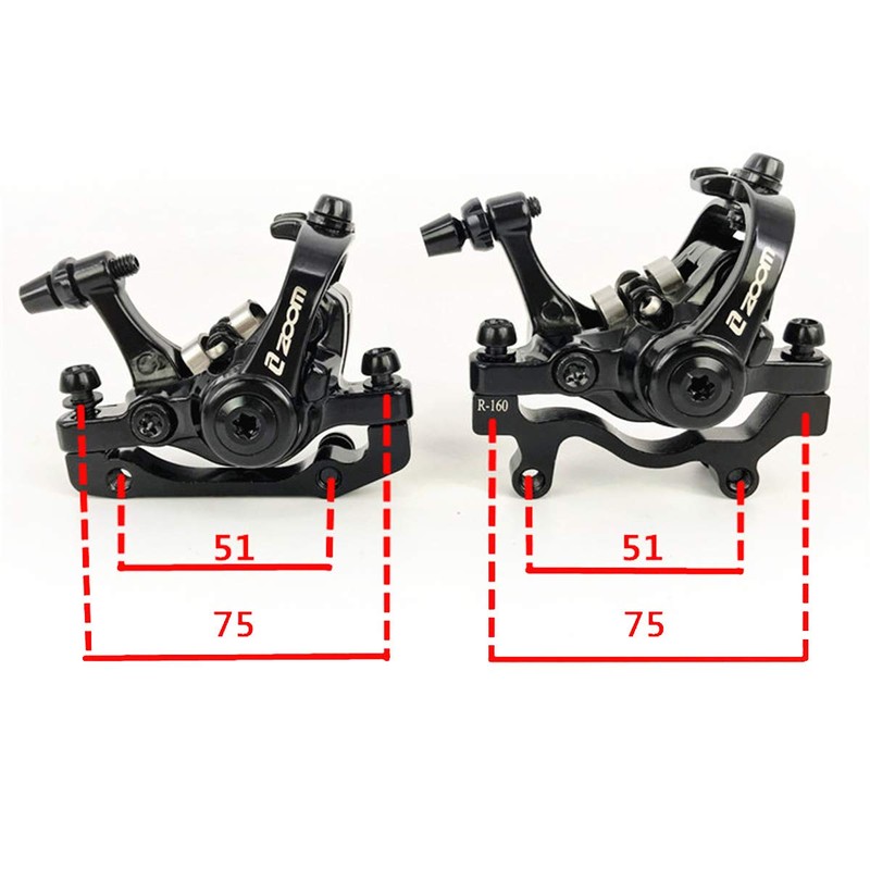 ZOOM Aluminum Alloy Bicycle Rear Disc Brake Mountain Road MTB