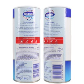 Neutradol Shake It Fresh Carpet Deodoriser, Odour Neutraliser for Carpets & Rugs, Original, Multipack of 2 x 350g