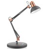 LEPOWER Metal Desk Lamp, Adjustable Gooseneck Swing Arm Lamp with