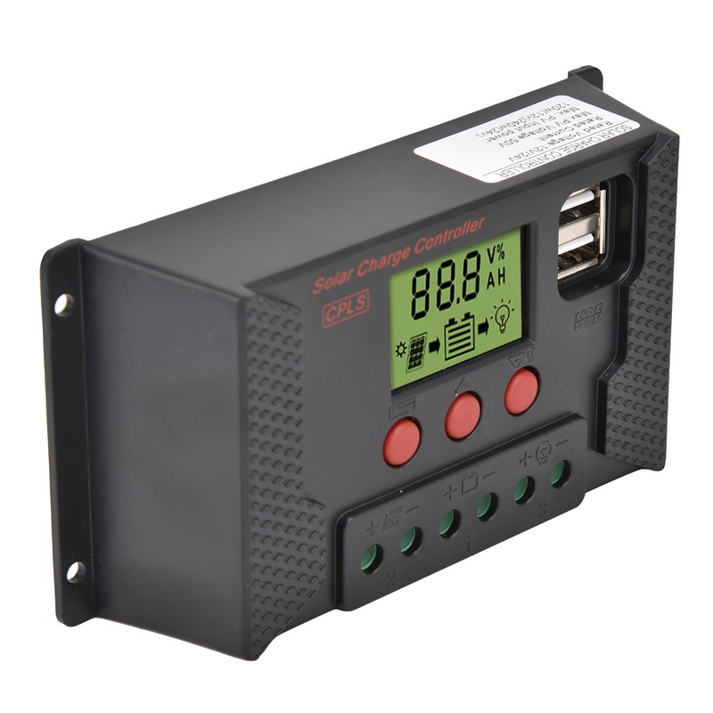 PWM Solar Charge Controller 12V 24V 60A Battery Charging Regulator