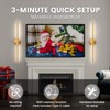 JOFIOS Battery Operated Wall Sconces Set of 2, 360°Rotation Wireless