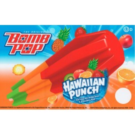 Blue Bunny Lot of 2 Hawaiian Punch Bomb Pop Blue Bunny Ice Cream Truck Sticker  8"x 5"