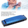 Harmonica C Key 10 Holes Diatonic Scale Mouth Organ Musical