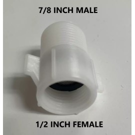 NUFLUSH 1/2 in. Female Pipe Adapter to 7/8 in. Male Screen Filter, Appliances & Bidets