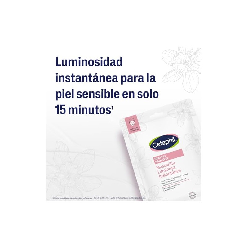 Cetaphil Healthy Radiance Mascarilla Facial Iluminadora 6 Piezas 23 ml
