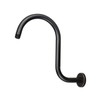 Purelux Goose Neck Shower Arm Made of Stainless Steel, Oil