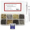 M2 Small Screws &Nails Set 1600pcs Tiny Phillips Flat Head