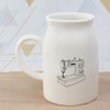 300ml 'Sewing Machine' Ceramic Milk Jug (MJ00016097)