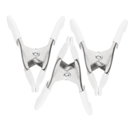 jojofuny Photography Essential 3pcs Plastic Spring Clamps Heavy Duty Backdrop Clamp Set