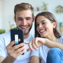 Weewooday 6 Pieces Phone Grip Holder Cell Phone Grip Strap Telescopic Finger Strap Stand Universal Finger Kickstand for Most Smartphones(Marble Color)