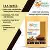 Herbs Botanica Chandan (Sandalwood) Powder Organic 100gm / 3.52 oz