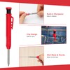 Coolrunner 1Pcs Carpenter Pencils, Mechanical Construction Pencil with Built-in Sharpener