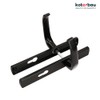 KOTARBAU® Pair of Handles 92 mm with Long Plate Black