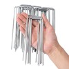 MAT 7-BANQUET Galvanized Landscape Staples 6 Inch 120 Pack 11