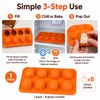 Ghost Silicone Mold for Halloween Treats – Non-Stick Baking Mold
