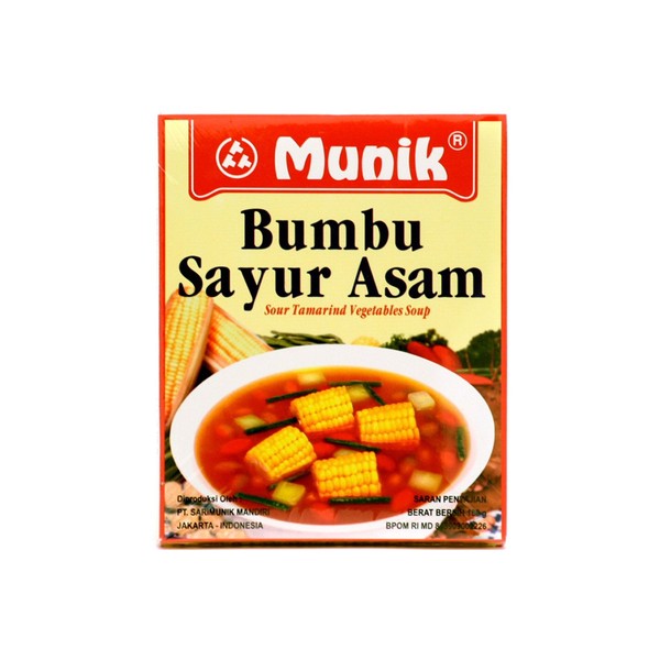Bumbu Sayur Asam (Sour Tamarind Vegetable Soup Seasoning) - 6.4oz (Pack of 1)