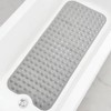 Extra Long Non-Slip Bathtub Mat with Suction Cups, 40 x