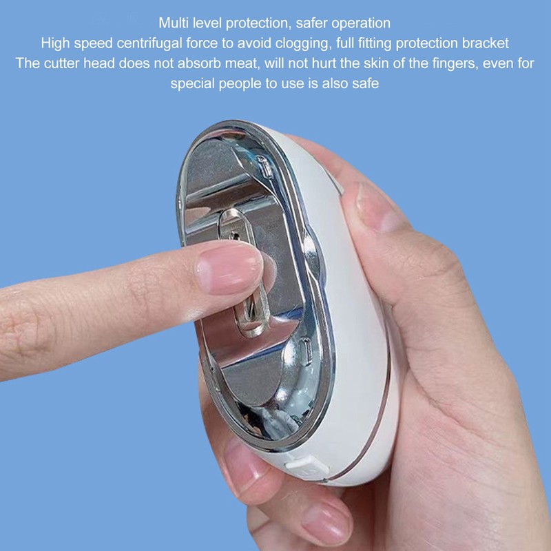 Electric Nail Clipper Multifunction Efficient Safety Low Noise Automatic Nail