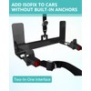 Car Seat Latch Anchor Child Safety Seat Tether Kit Steel