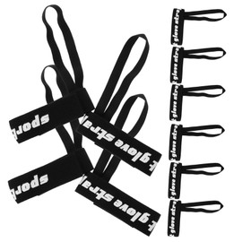 BESPORTBLE 10pcs Portable Ski Glove Leash Lost Strap for Outdoor Sports Elastic Mittens Safety Cord and Windproof for Skiing and Snowboarding