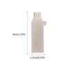 KOMBIUDA 1pc USB Reader Adapter Aluminum Alloy Data Converter Detachable